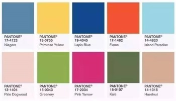 pantone发布2017年10大家居流行色 做潮流家装